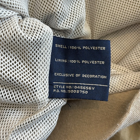 Men’s Dockers Golf stain defender long sleeve v neck sweater tan size Large - Picture 6 of 8